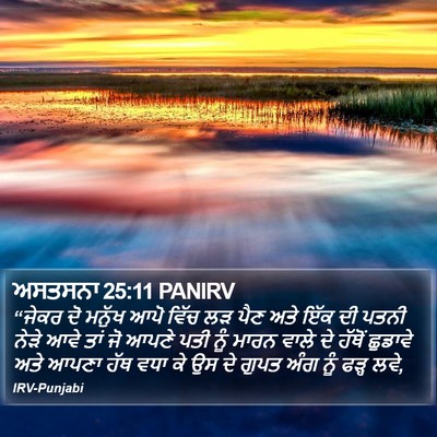 ਅਸਤਸਨਾ 25:11 PANIRV Bible Verse Image