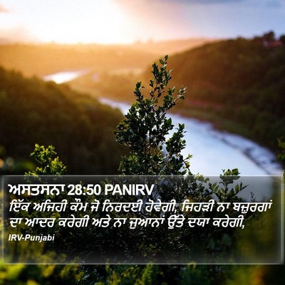 ਅਸਤਸਨਾ 28:50 PANIRV Bible Verse Image