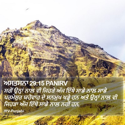 ਅਸਤਸਨਾ 29:15 PANIRV Bible Verse Image