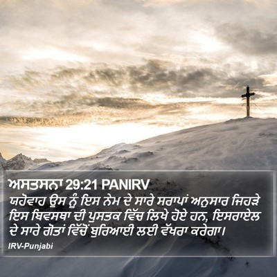 ਅਸਤਸਨਾ 29:21 PANIRV Bible Verse Image
