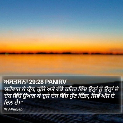 ਅਸਤਸਨਾ 29:28 PANIRV Bible Verse Image