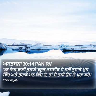 ਅਸਤਸਨਾ 30:14 PANIRV Bible Verse Image