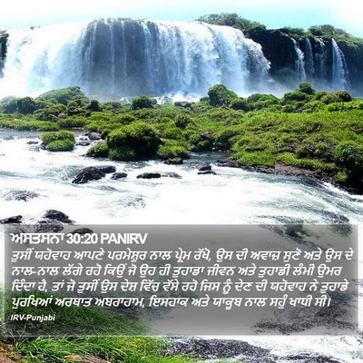 ਅਸਤਸਨਾ 30:20 PANIRV Bible Verse Image