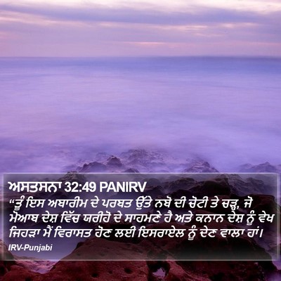 ਅਸਤਸਨਾ 32:49 PANIRV Bible Verse Image