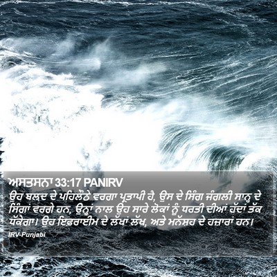 ਅਸਤਸਨਾ 33:17 PANIRV Bible Verse Image