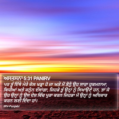 ਅਸਤਸਨਾ 5:31 PANIRV Bible Verse Image