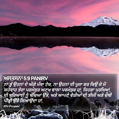 ਅਸਤਸਨਾ 5:9 PANIRV Bible Verse Image