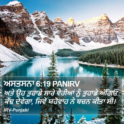 ਅਸਤਸਨਾ 6:19 PANIRV Bible Verse Image