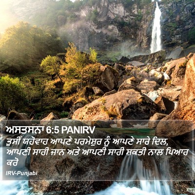 ਅਸਤਸਨਾ 6:5 PANIRV Bible Verse Image