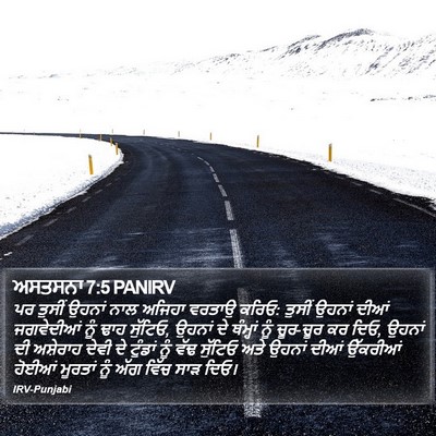 ਅਸਤਸਨਾ 7:5 PANIRV Bible Verse Image