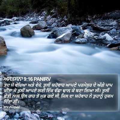 ਅਸਤਸਨਾ 9:16 PANIRV Bible Verse Image