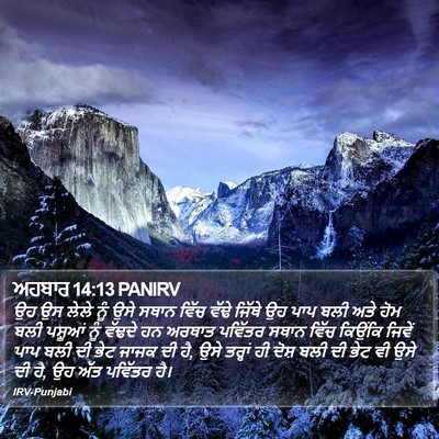 ਅਹਬਾਰ 14:13 PANIRV Bible Verse Image