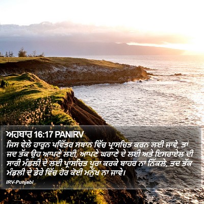 ਅਹਬਾਰ 16:17 PANIRV Bible Verse Image