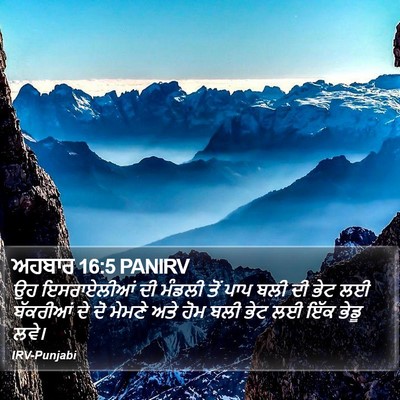 ਅਹਬਾਰ 16:5 PANIRV Bible Verse Image