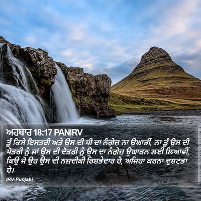 ਅਹਬਾਰ 18:17 PANIRV Bible Verse Image