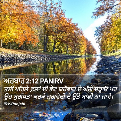 ਅਹਬਾਰ 2:12 PANIRV Bible Verse Image