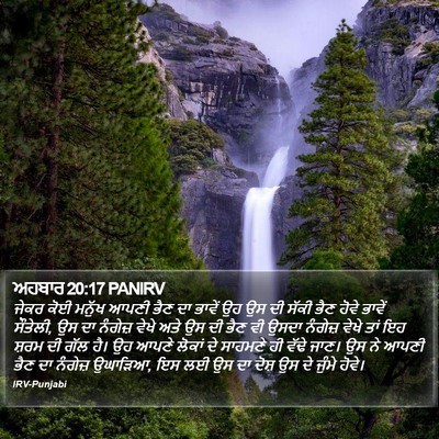 ਅਹਬਾਰ 20:17 PANIRV Bible Verse Image