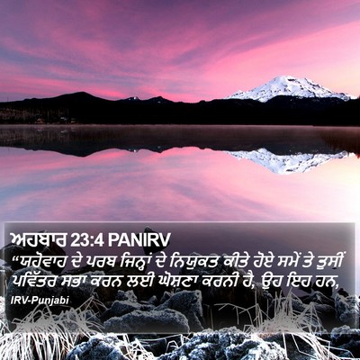 ਅਹਬਾਰ 23:4 PANIRV Bible Verse Image