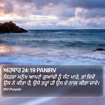 ਅਹਬਾਰ 24:19 PANIRV Bible Verse Image