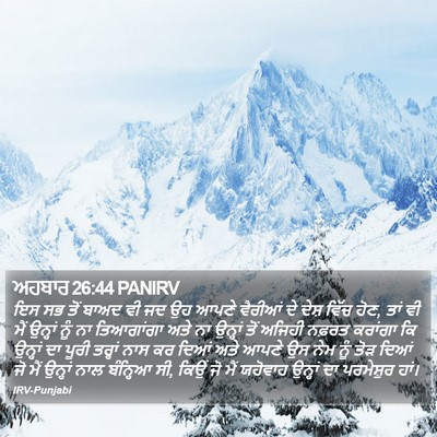ਅਹਬਾਰ 26:44 PANIRV Bible Verse Image