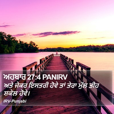 ਅਹਬਾਰ 27:4 PANIRV Bible Verse Image