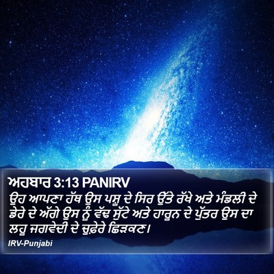 ਅਹਬਾਰ 3:13 PANIRV Bible Verse Image