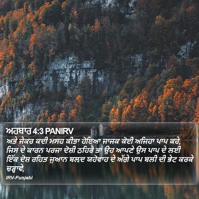 ਅਹਬਾਰ 4:3 PANIRV Bible Verse Image