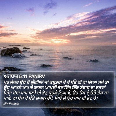ਅਹਬਾਰ 5:11 PANIRV Bible Verse Image