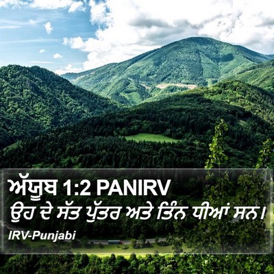 ਅੱਯੂਬ 1:2 PANIRV Bible Verse Image