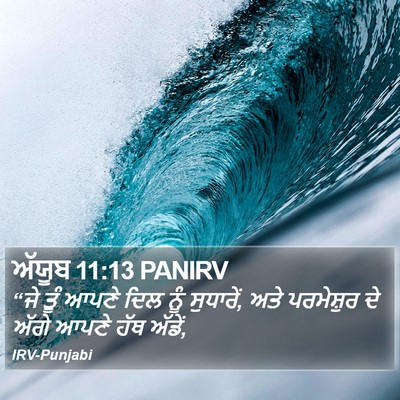 ਅੱਯੂਬ 11:13 PANIRV Bible Verse Image