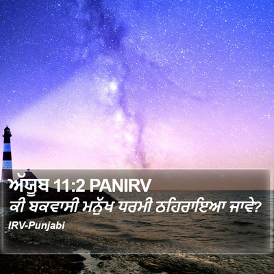 ਅੱਯੂਬ 11:2 PANIRV Bible Verse Image