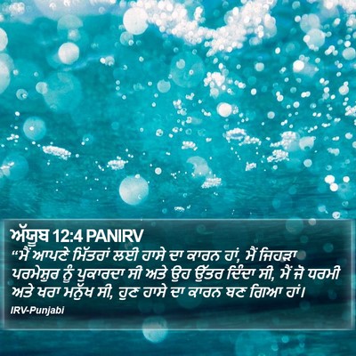 ਅੱਯੂਬ 12:4 PANIRV Bible Verse Image