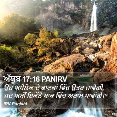 ਅੱਯੂਬ 17:16 PANIRV Bible Verse Image