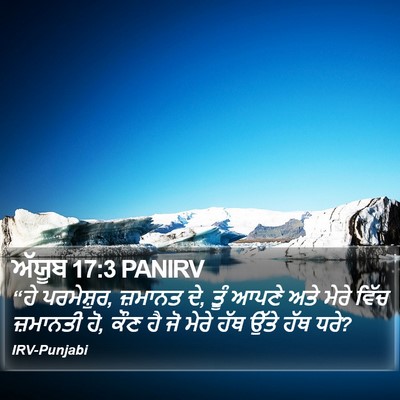 ਅੱਯੂਬ 17:3 PANIRV Bible Verse Image
