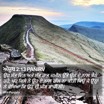 ਅੱਯੂਬ 2:13 PANIRV Bible Verse Image