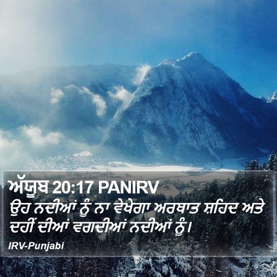 ਅੱਯੂਬ 20:17 PANIRV Bible Verse Image
