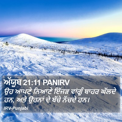 ਅੱਯੂਬ 21:11 PANIRV Bible Verse Image