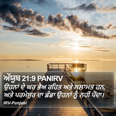 ਅੱਯੂਬ 21:9 PANIRV Bible Verse Image
