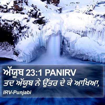 ਅੱਯੂਬ 23:1 PANIRV Bible Verse Image