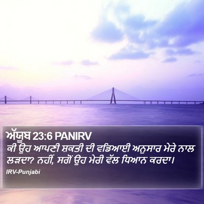 ਅੱਯੂਬ 23:6 PANIRV Bible Verse Image