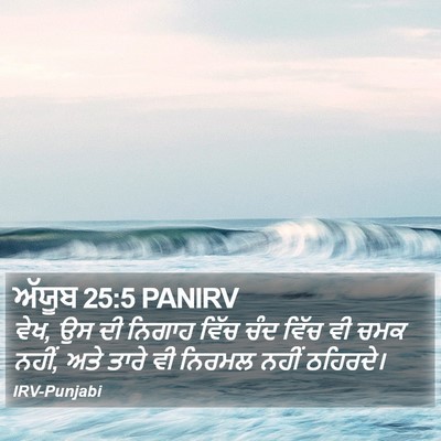 ਅੱਯੂਬ 25:5 PANIRV Bible Verse Image