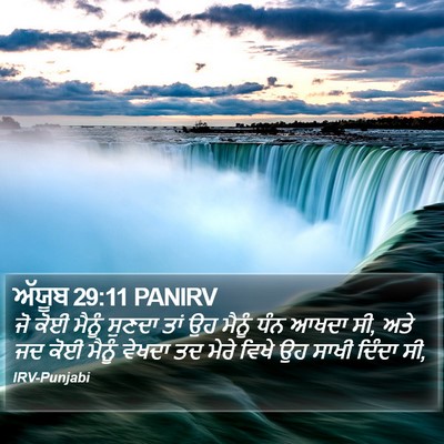 ਅੱਯੂਬ 29:11 PANIRV Bible Verse Image