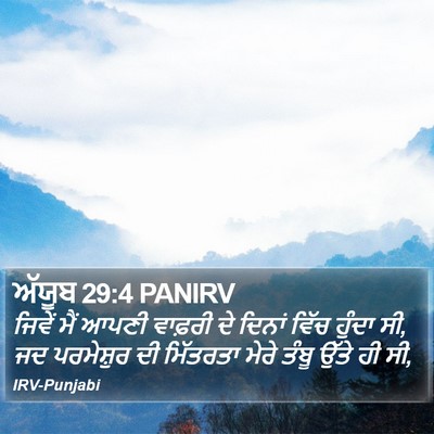 ਅੱਯੂਬ 29:4 PANIRV Bible Verse Image