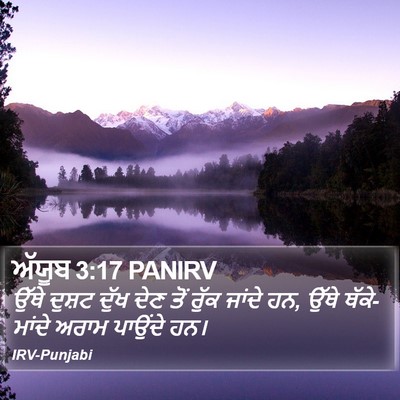 ਅੱਯੂਬ 3:17 PANIRV Bible Verse Image