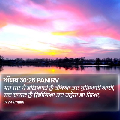 ਅੱਯੂਬ 30:26 PANIRV Bible Verse Image