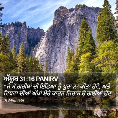 ਅੱਯੂਬ 31:16 PANIRV Bible Verse Image