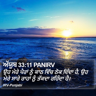 ਅੱਯੂਬ 33:11 PANIRV Bible Verse Image