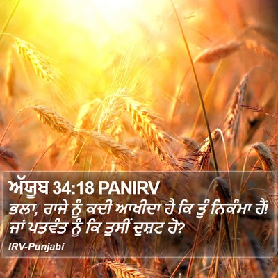 ਅੱਯੂਬ 34:18 PANIRV Bible Verse Image