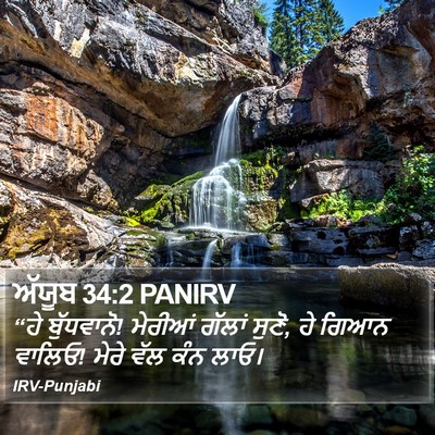 ਅੱਯੂਬ 34:2 PANIRV Bible Verse Image