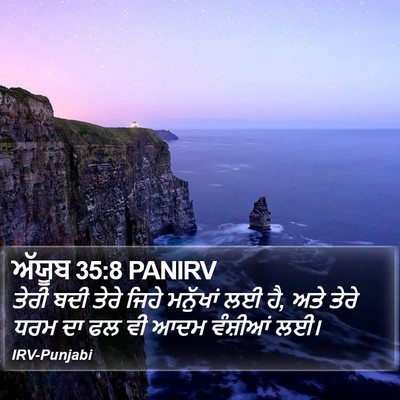 ਅੱਯੂਬ 35:8 PANIRV Bible Verse Image